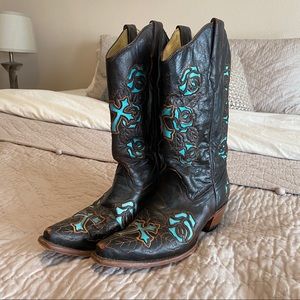 Sz 10 Corral Brown Leather Boots